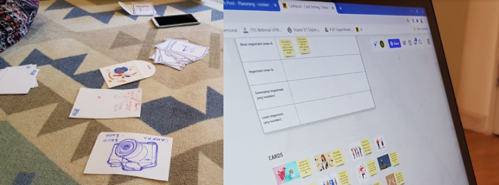 Cashpool - Android Application - Card Sorting Research